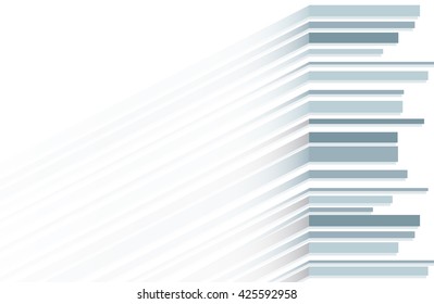 blue abstract line and space background vector