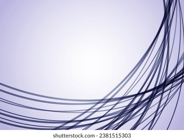 blue abstract line wave background