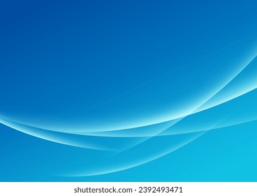 blue abstract line wave background