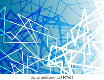 Blue abstract lines background