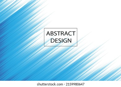 Blaue abstrakte Linien. Modernes Element für Präsentation, Banner, Broschüre und Karte.