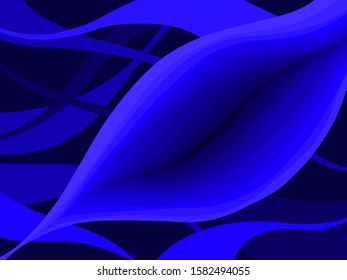 Blue abstract lines texture background