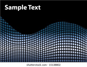 Blue abstract logo