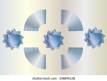 Blue abstract logo