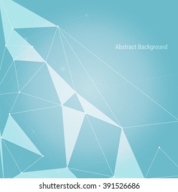 Blue Abstract Mesh Background