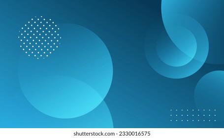 Blue Abstract. Minimal geometric background. Dynamic shapes composition. Eps10 vector