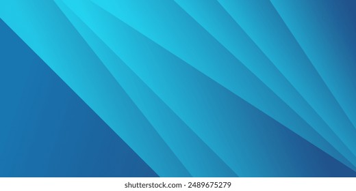 Blue abstract minimal geometric background. Dynamic shapes composition.