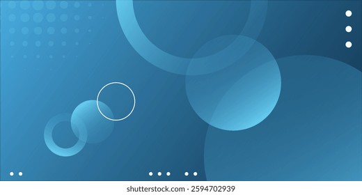 Blue Abstract. Minimal geometric background. Dynamic shapes composition. Eps10 vector