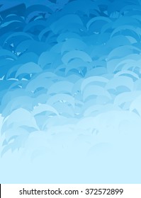 Blue Abstract minimal geometric shapes design background for cover, brochure, flyer, poster.