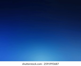 Blue abstract minimalist gradient design dominated by shades of blue, transitioning smoothly from a deep navy to lighter blue hues