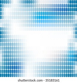 Blue abstract mosaic background series