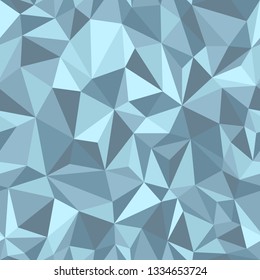 Blue abstract mosaic background. Vector triangular layout. Modern abstract illustration with triangles. Triangle seamless pattern for your banner