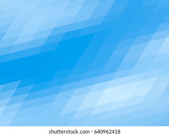 Blue Abstract Mosaic Geometric Vector Background