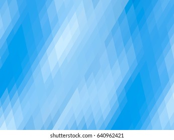 Blue Abstract Mosaic Geometric Vector Background
