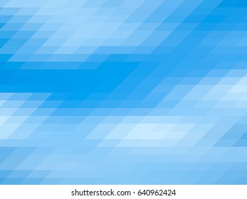 Blue Abstract Mosaic Geometric Vector Background