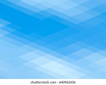 Blue Abstract Mosaic Geometric Vector Background