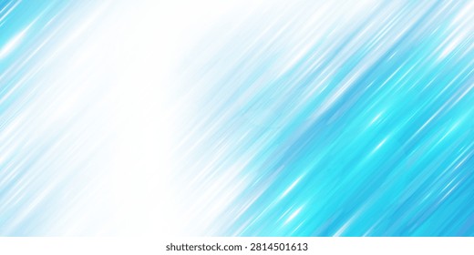 Blue abstract motion blurred background. Light pale blue surface