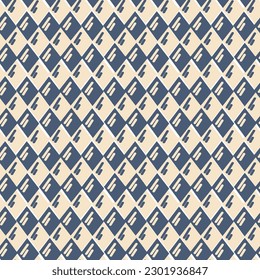Blue abstract Oktoberfest background with decor. October Beer Festival in Munich, Germany. Vector illustration. Seamless pattern of the Bavarian flag. A design element for wrapping paper or fabric.