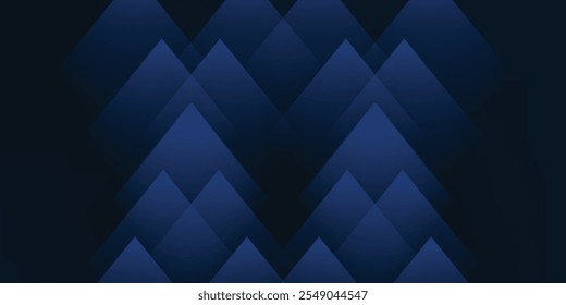 Blue abstract on dark background