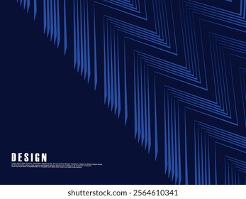 Blue abstract on dark background. Trendy modern design. applicable for landing pages, covers, brochures, flyers, presentations, digital, banners. Vector design.