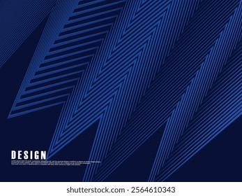 Blue abstract on dark background. Trendy modern design. applicable for landing pages, covers, brochures, flyers, presentations, digital, banners. Vector design.