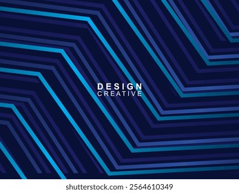 Blue abstract on dark background. Trendy modern design. applicable for landing pages, covers, brochures, flyers, presentations, digital, banners. Vector design.