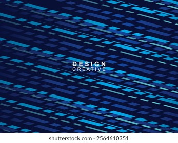 Blue abstract on dark background. Trendy modern design. applicable for landing pages, covers, brochures, flyers, presentations, digital, banners. Vector design.