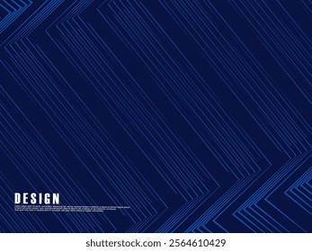 Blue abstract on dark background. Trendy modern design. applicable for landing pages, covers, brochures, flyers, presentations, digital, banners. Vector design.