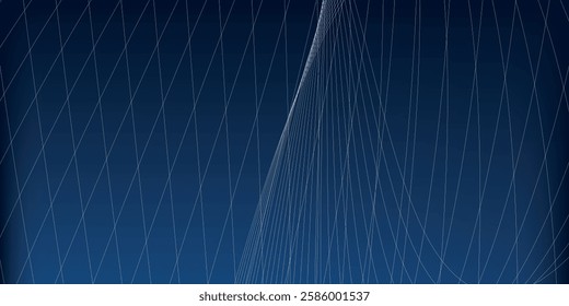Blue abstract on dark background