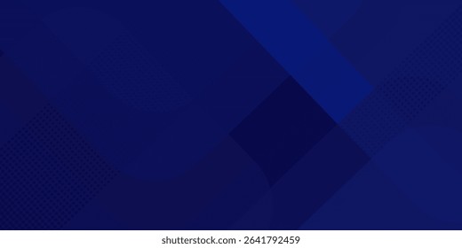 Blue abstract on dark background, Geometric triangle background. Suit for booklet, brochure, banner, poster, website, flyer, cover, corporate, backdrop.