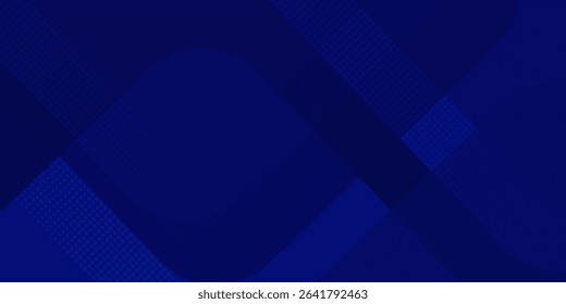 Blue abstract on dark background, Geometric triangle background. Suit for booklet, brochure, banner, poster, website, flyer, cover, corporate, backdrop.