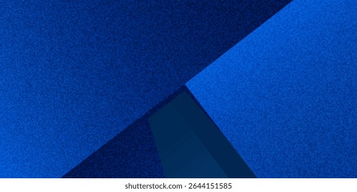 Blue abstract on dark background concept and noise effect
