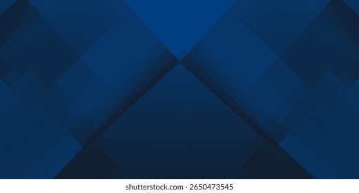 Blauer Abstrakt auf dunklem Hintergrund. Vektorgrafik. modern