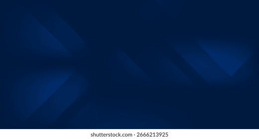 Azul abstracto sobre fondo oscuro Vector moderno