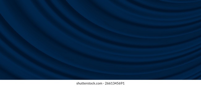 Resumo azul em fundo escuro.Ilustração vetorial