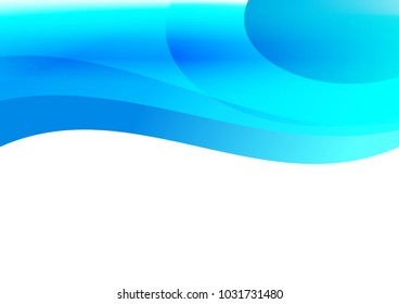 blue abstract on white background, vector art design on a4 size