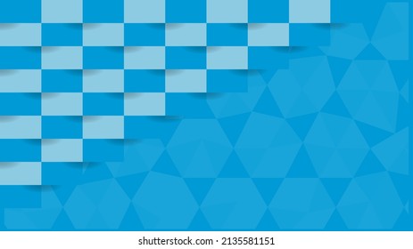 blue abstract paper background Creative illustration in halftone style with gradient
