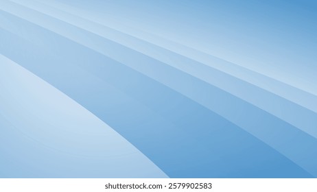 blue abstract paper cut background