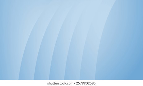 blue abstract paper cut background