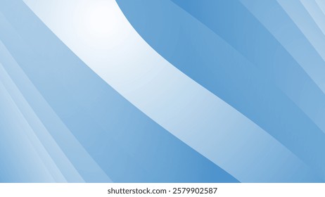 blue abstract paper cut background