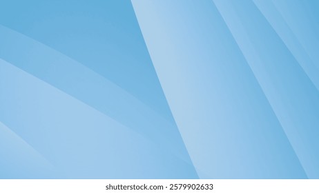 blue abstract paper cut background