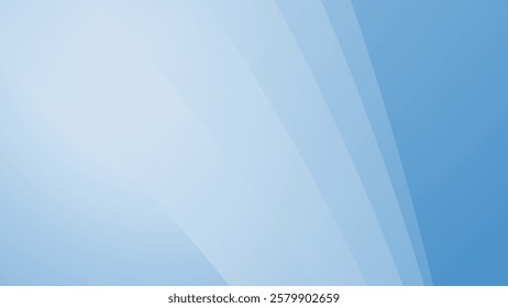 blue abstract paper cut background