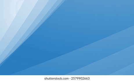blue abstract paper cut background