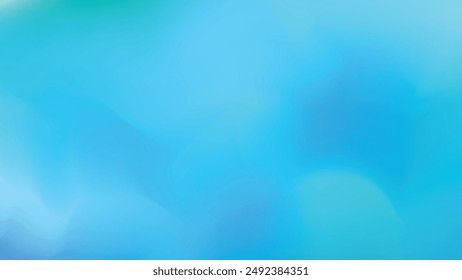 Blue abstract pastel gradient  background , cool and peace