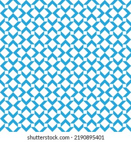 Blue abstract pattern on white background. Monotone modern backdrop design. Up and down color arrow pattern on white background.