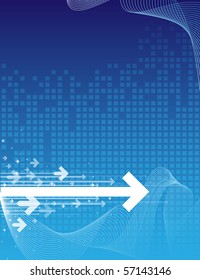 Blue abstract with place for your text