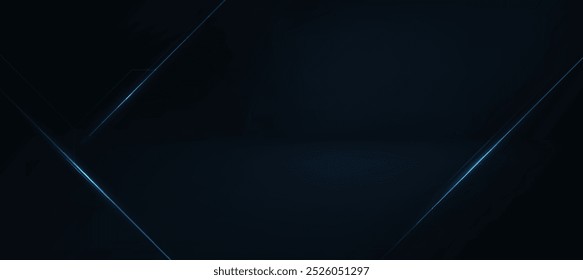 Ilustración vectorial de fondo elegante del polígono abstracto azul. Vector innovador digital del fondo de la tecnología