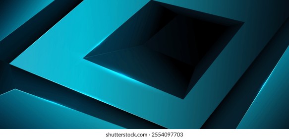 blue abstract polygon elegant background vector illustration. digital Innovation tech background