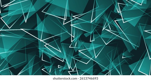 blue abstract polygon elegant background vector illustration. digital Innovative tech art background