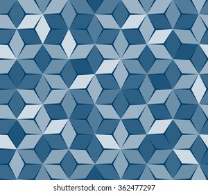 Blue abstract polygonal background.